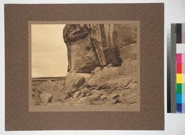 A Prehistoric Fortress in an unnamed canyon in Northeast Arizona. Discovered by Dr. Monsen