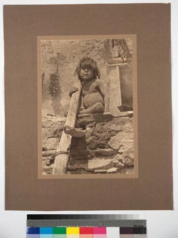 Child Study. Hopi Pueblo of Mishongnovi, Arizona