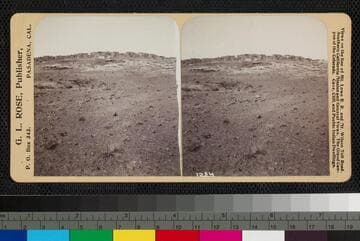 Broad view of a Hopi pueblo