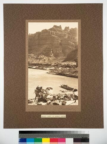 Colorado River, Arizona. Marble Canyon. Photograph made on the Brown-Stanton survey in 1889