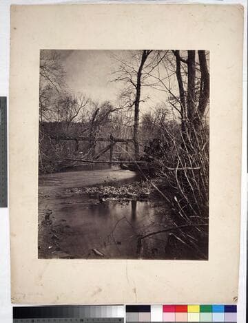 View on Pope's Head, near burnt bridge, Orange and Alexandria RR ; Milliturz RR Bridge