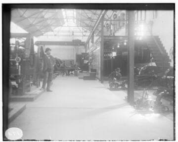 The interior of Santa Ana River #1 Hydro Plant