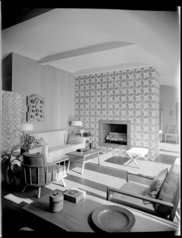 Pace Setter House of 1951: Interiors and exteriors, garden sheds, textiles