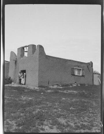 Old Penitente Church, Taos, Sharp's studio