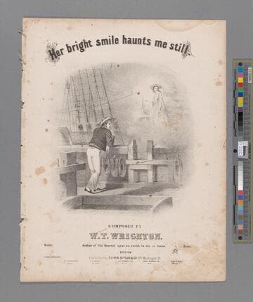 Her bright smile haunts me still : ballad / poetry by J. E. Carpenter ; music by W. T. Wrighton
