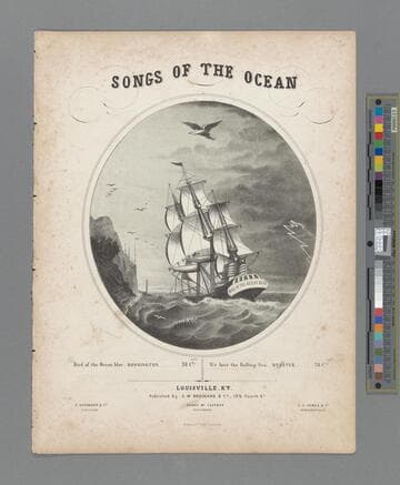 We love the rolling sea / written by Virginius Hutchen   composed by E. Z. Webster