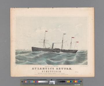 The Atlantic's return : schottisch / music arranged for the piano by Johann Munck