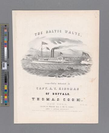 The Baltic waltz / respectfully dedicated to Capt. A. T. Kingman of Buffalo, by Thomas Cook
