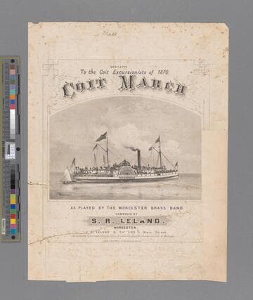 Coit march : as played by the Worcester Brass Band / composed by S. R. Leland