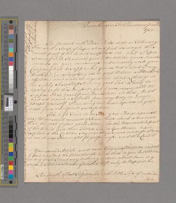 Archbold, Thomas. Letter to Richard Shackleton