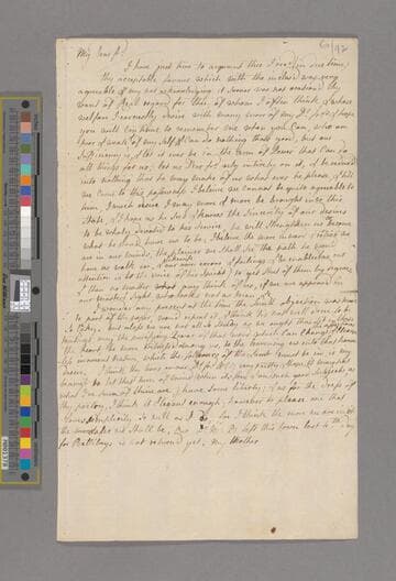 Shackleton, Elizabeth (Carleton). Letter to Elizabeth Hutchinson