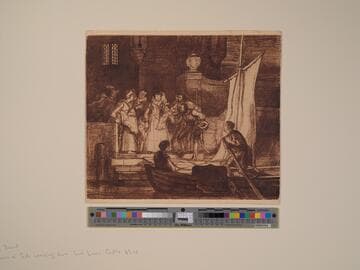 Study for Mary Queen of Scotts Escaping from Loch Leven Castle