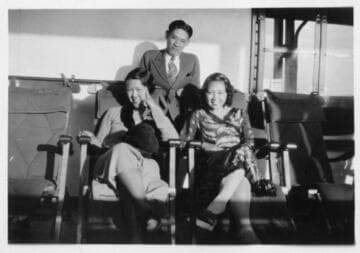 Y. C. Hong, Mabel Hong, and unidentified woman