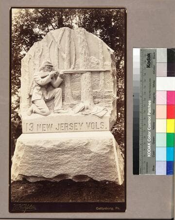Monument honoring the 13th New Jersey Infantry