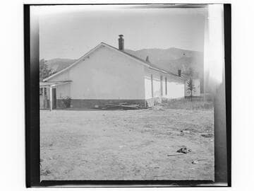 Unidentified house, back view