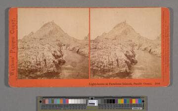 Light-house at Farallone Islands, Pacific Ocean