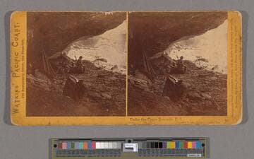 Under the Upper Yosemite Fall, Yosemite Valley, Mariposa County, Cal