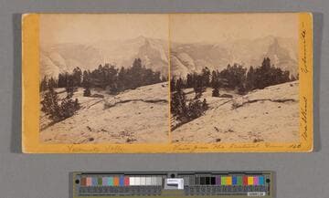 Yosemite Valley. Views from the Sentinel Dome. Watkins Yosemite