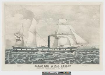 Steam ship of War Regent
