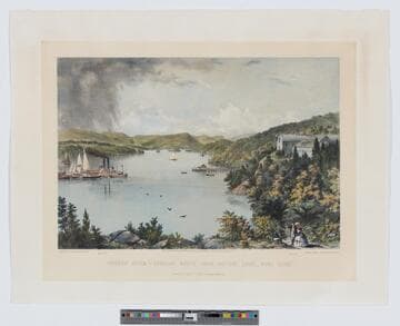 Hudson River - looking south from Battery Knox, West Point