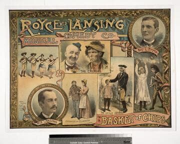 Royce and Lansing Musical Comedy Co. : in a basket of chips