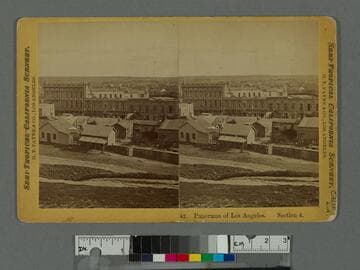 Panorama of Los Angeles, section 4