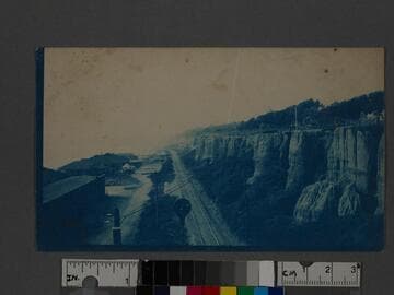 Beach road looking north towards Santa Monica Canyon