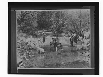 Jack and Jim Roberts and Bill Sullivan in Malibu