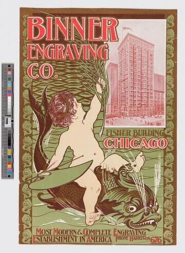 Binner Engraving Co. Fisher Building Chicago