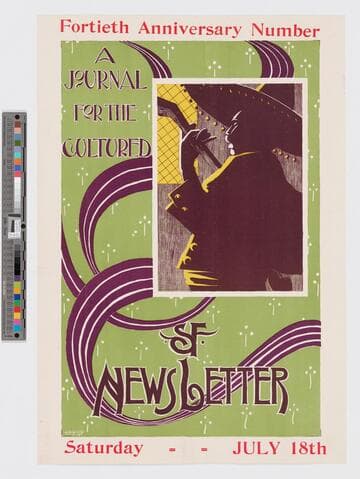 Fortieth anniversary number : a journal for the cultured : S.F. News Letter