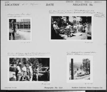 Fire fighting demonstration at Big Creek #2