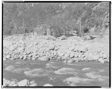 Santa Ana River #2 Powerhouse - Storm Damage of March 2nd at SAR 2