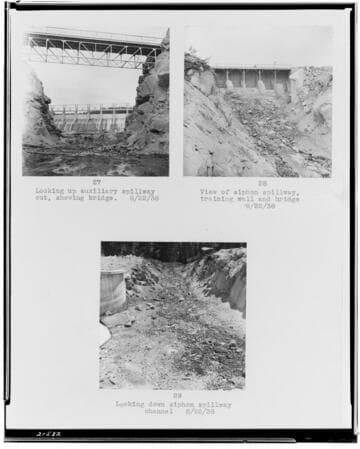 Big Creek, Huntington Lake Dams - Copy of report on Huntington Lake Dams by H. W. Dennis