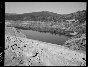 Big Creek - Mammoth Pool - Reservoir from east end of dam crest