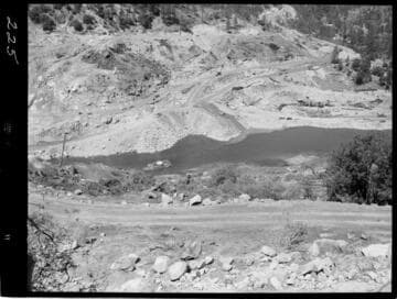 Big Creek - Mammoth Pool - Cofferdam from Daulton Creek road