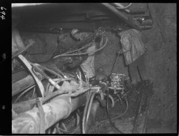 Big Creek - Mammoth Pool - Jumbo drilling at upstream face of Shakeflat