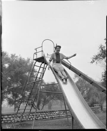 Young lady in shorts