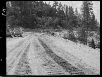 Big Creek - Mammoth Pool - Upper haul road to borrow area #2