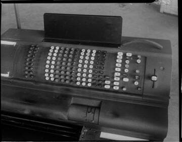 Check writing machine