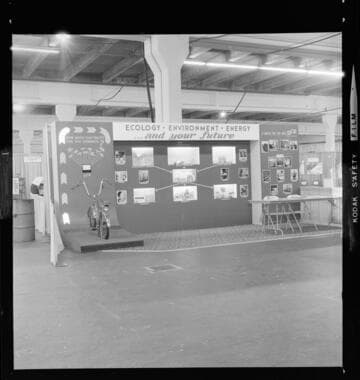 Exhibition displays promoting Ecology, Environment & Energy