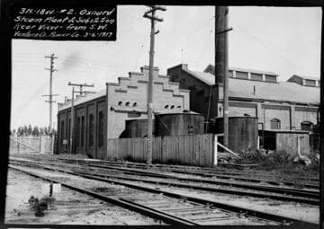 Oxnard Steam Plant and Substation Building (rear view)