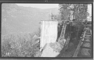 The head of the penstock of Kaweah #1 Hydro Plant