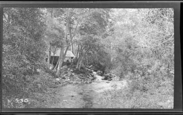 View of construction Camp #1 at Kaweah #3 Hydro Plant