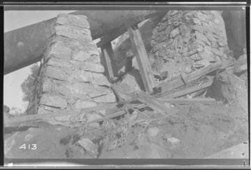 A detail of the flume at Tule Plant