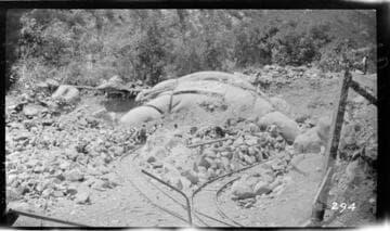 The gravel pit at Kaweah #3 Hydro Plant