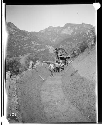 With a beautiful view of the mountains in the background