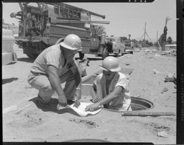 Palm Springs underground construction