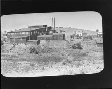 Mining operation in the high desert