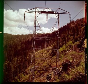 Big Creek 220kV tower near Powerhouse 8