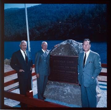 Dedication of Redinger Lake